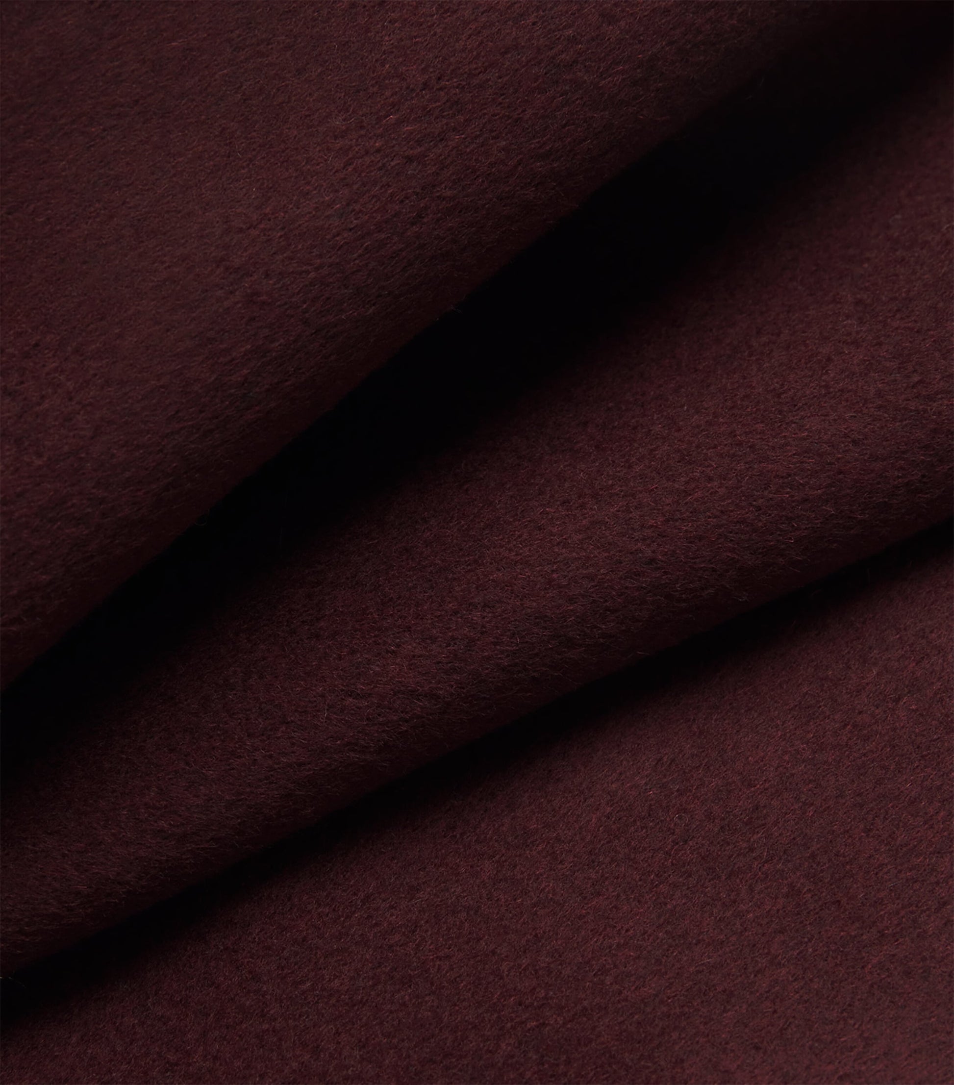 Maje Red Wool-Blend Reversible Bomber Jacket