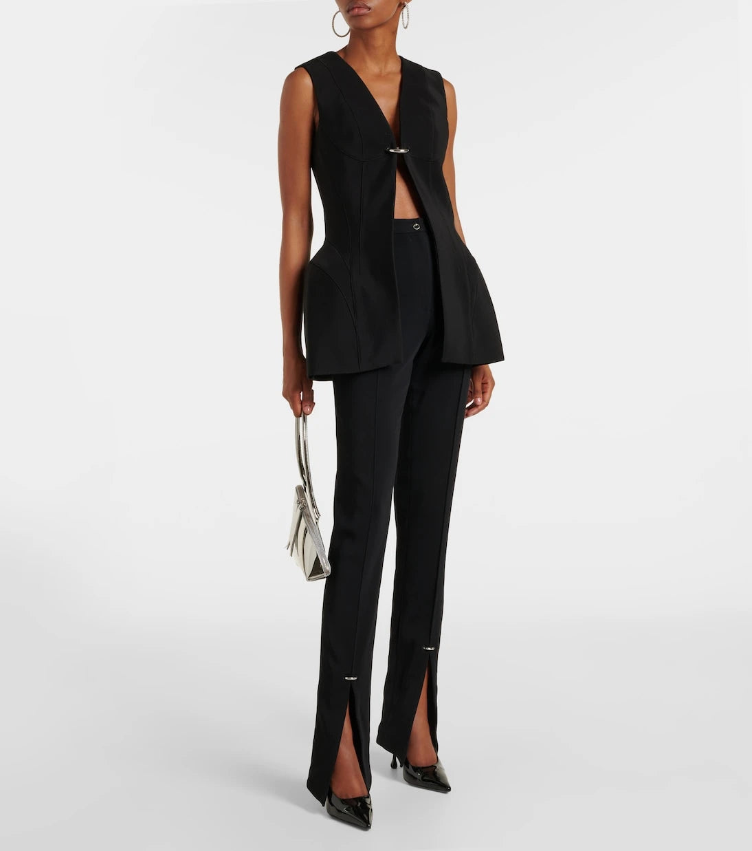 Mugler - High-rise slim pants