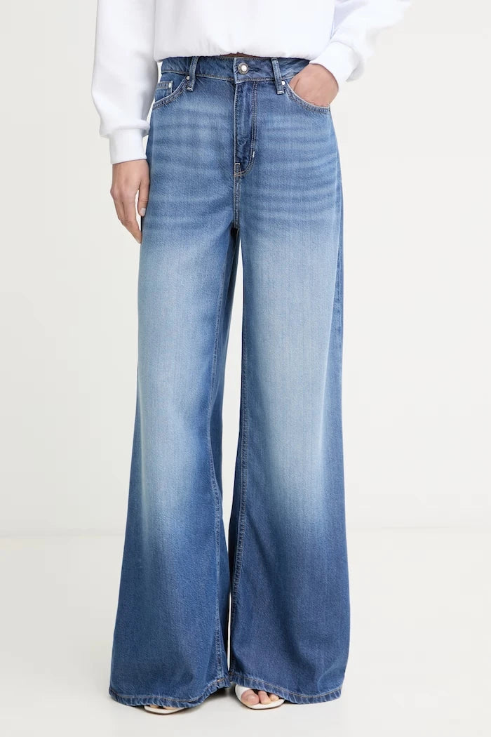 Guess wide leg kadın jean pantolon