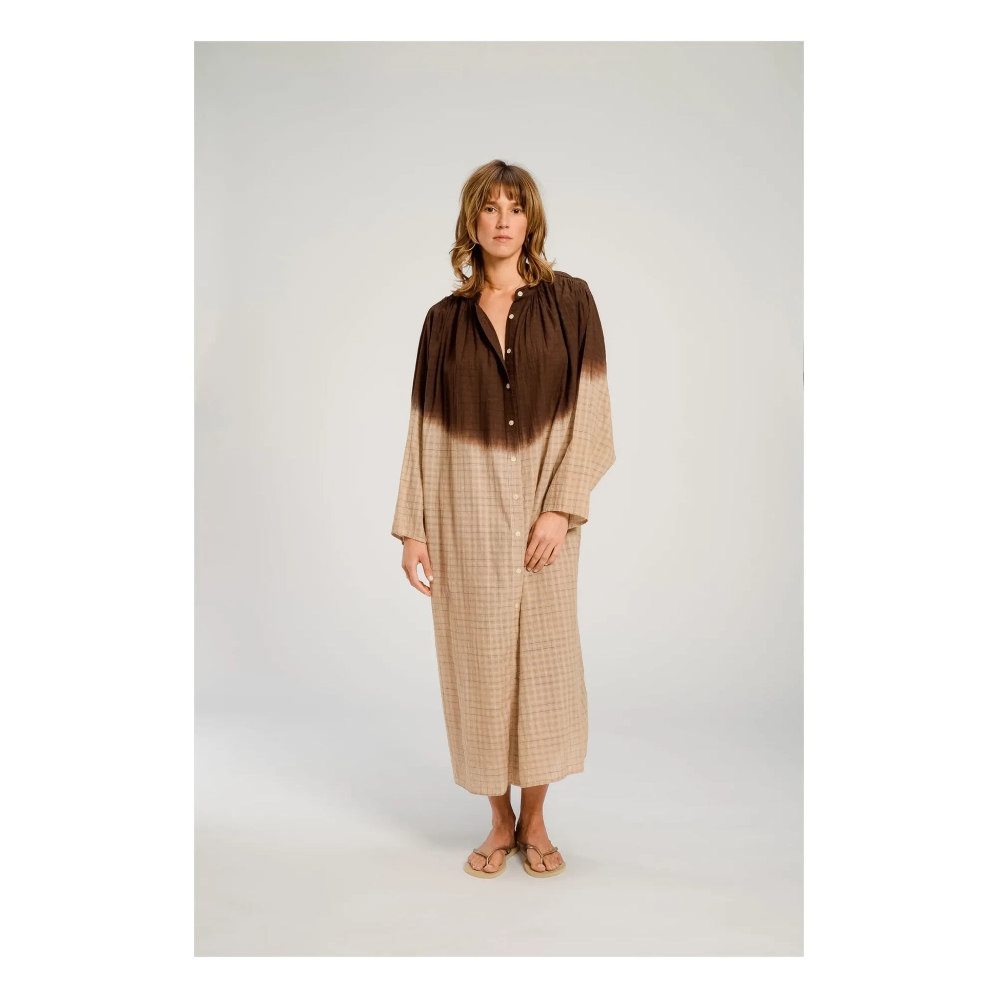 Virginie de Vinster - Himi dress | Brown