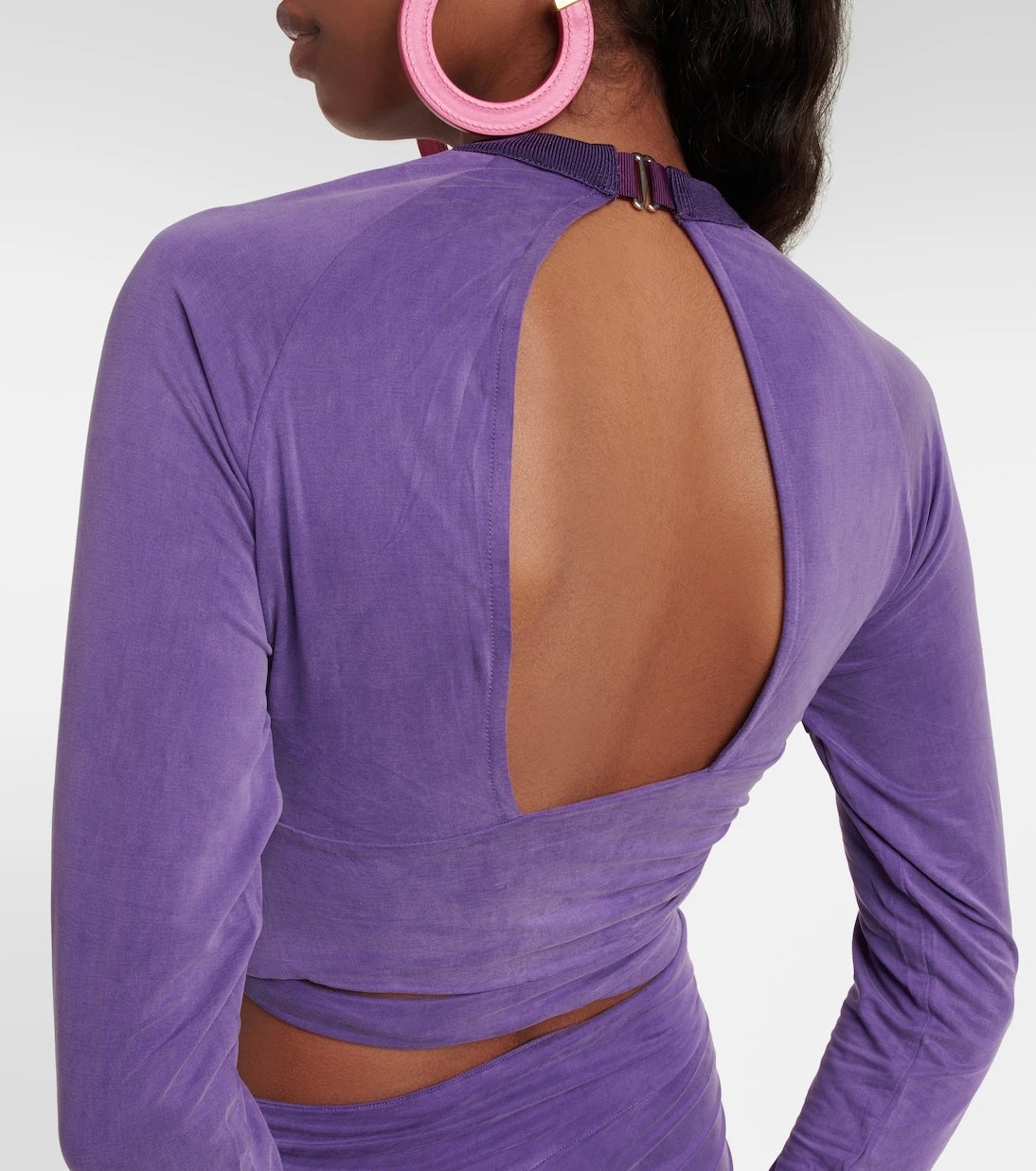 Jacquemus - Le T-shirt Espelho cutout crop top