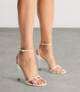 Jimmy Choo White Leo 1998 110 Leather Heeled Sandals