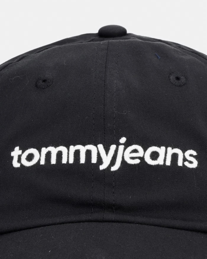 Tommy Jeans erkek pamuklu бейзбол şapkası