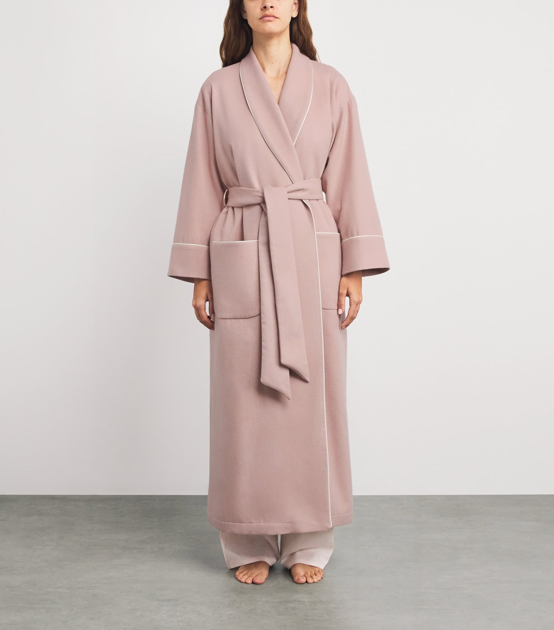 Pink Cashmere Dressing Gown