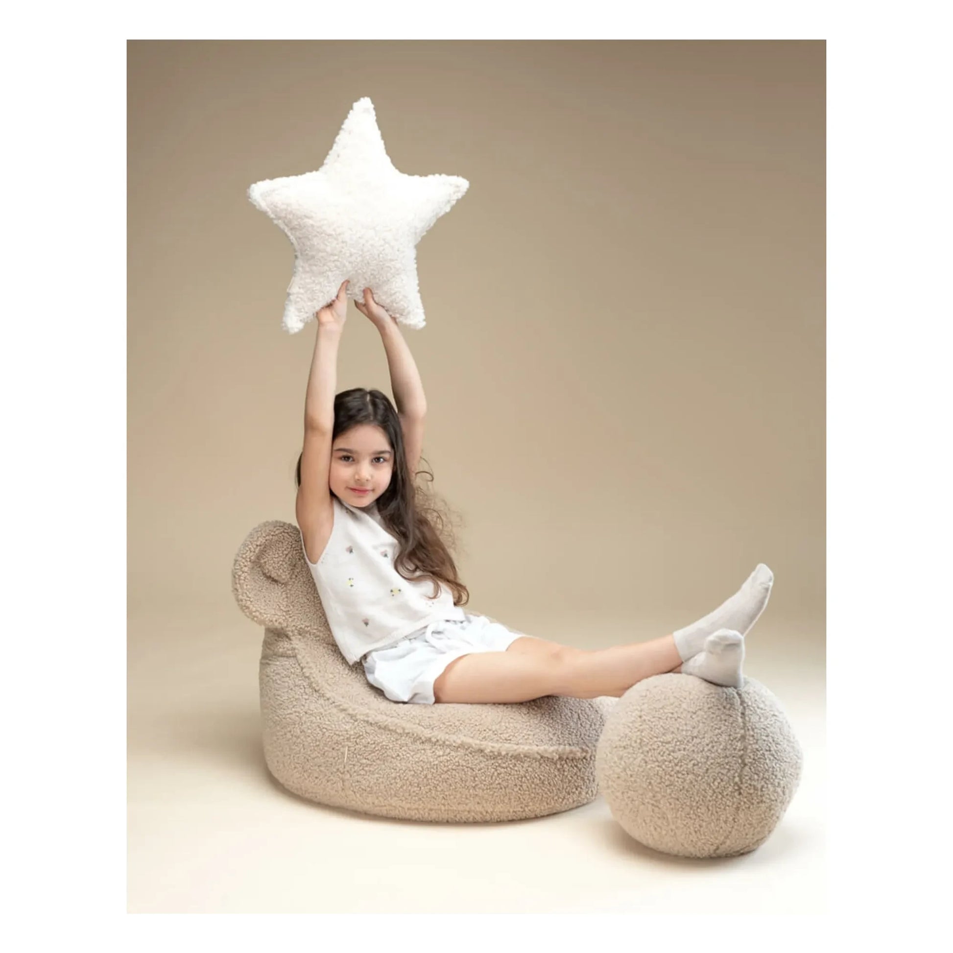 Wigiwama - Teddy Bear armchair | Beige
