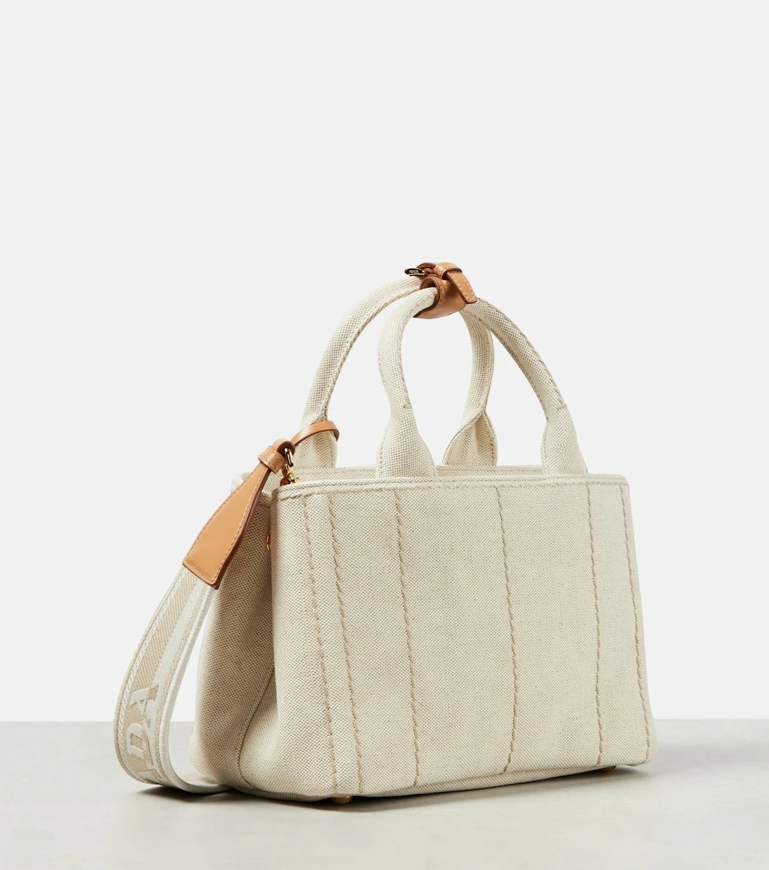 Prada - Giardiniera Medium canvas tote bag