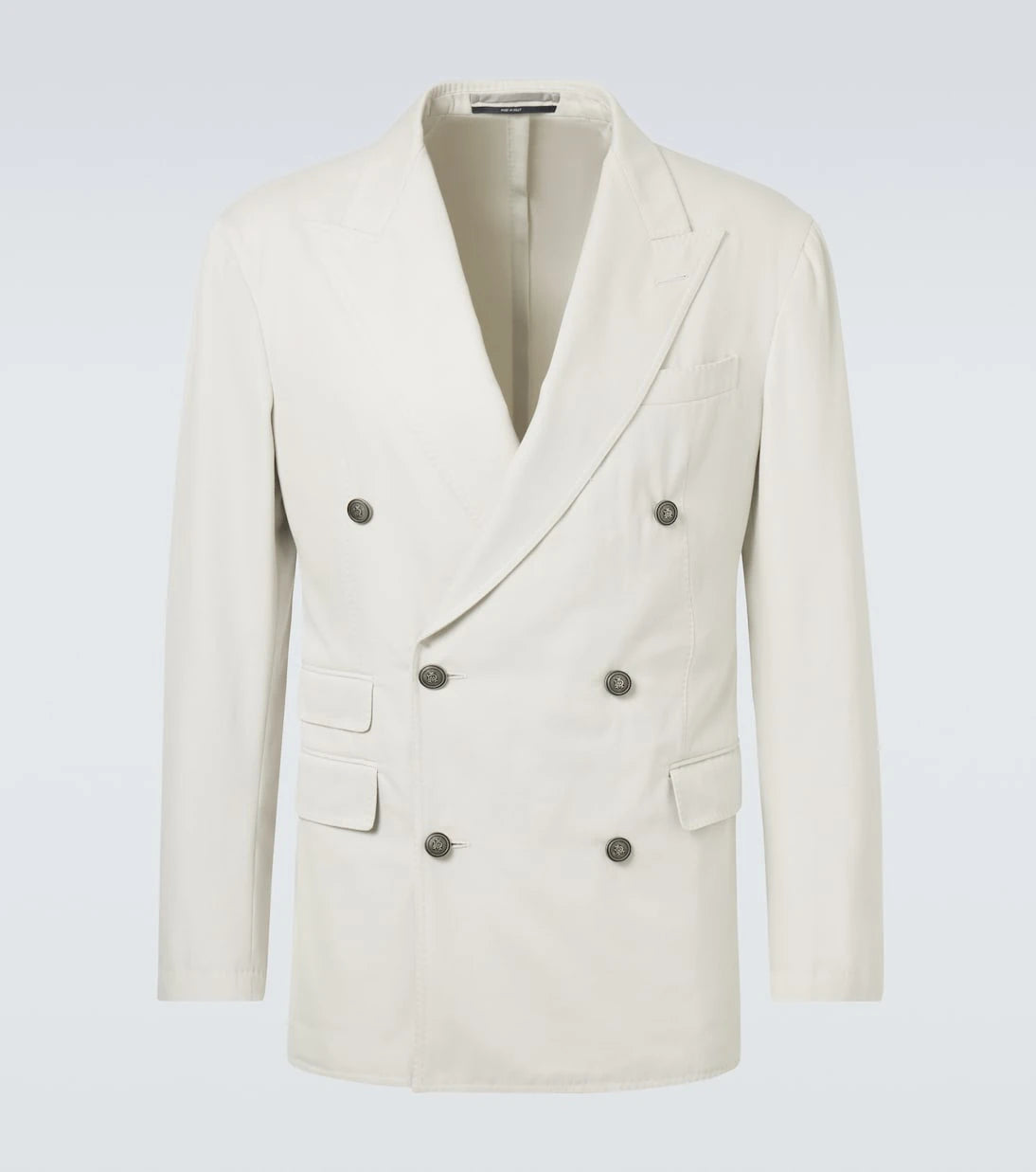 Dunhill - Double-breasted cotton and cashmere blazer