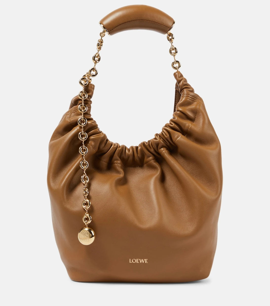 Loewe - Squeeze Small leather shoulder bag