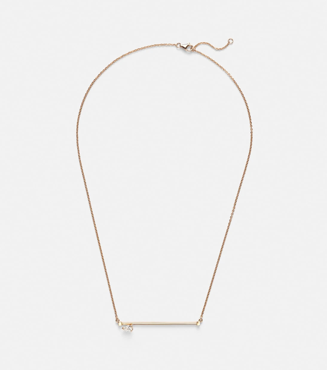 Repossi - Serti Sur Vide 18kt rose gold necklace with diamond