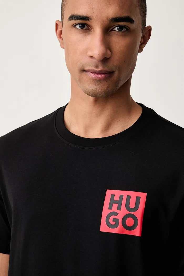 HUGO erkek pamuklu tişört Detzington