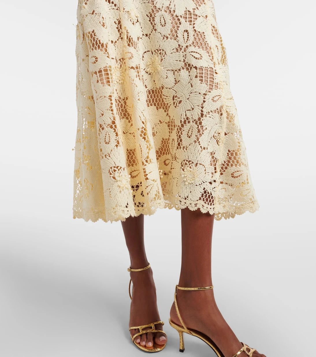 Self-Portrait - Embellished midi dress