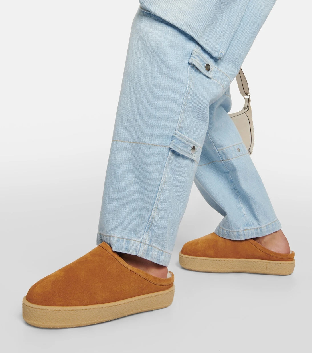 Isabel Marant - Fozee shearling-lined suede slippers