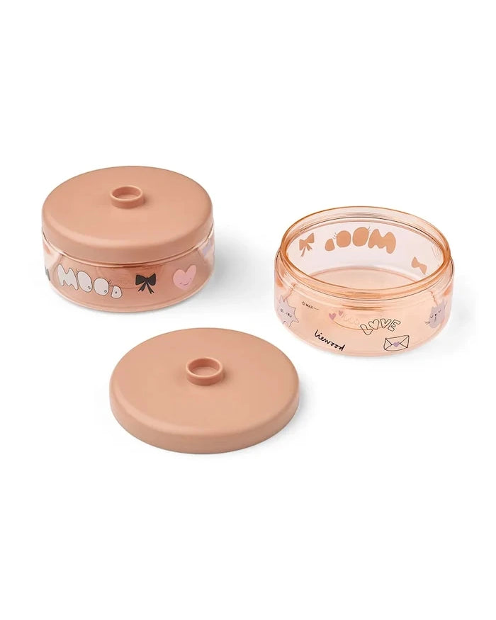 Liewood Dominique Food Tritan Kutuları Çocuklar İçin 500 ml 2'li Set
