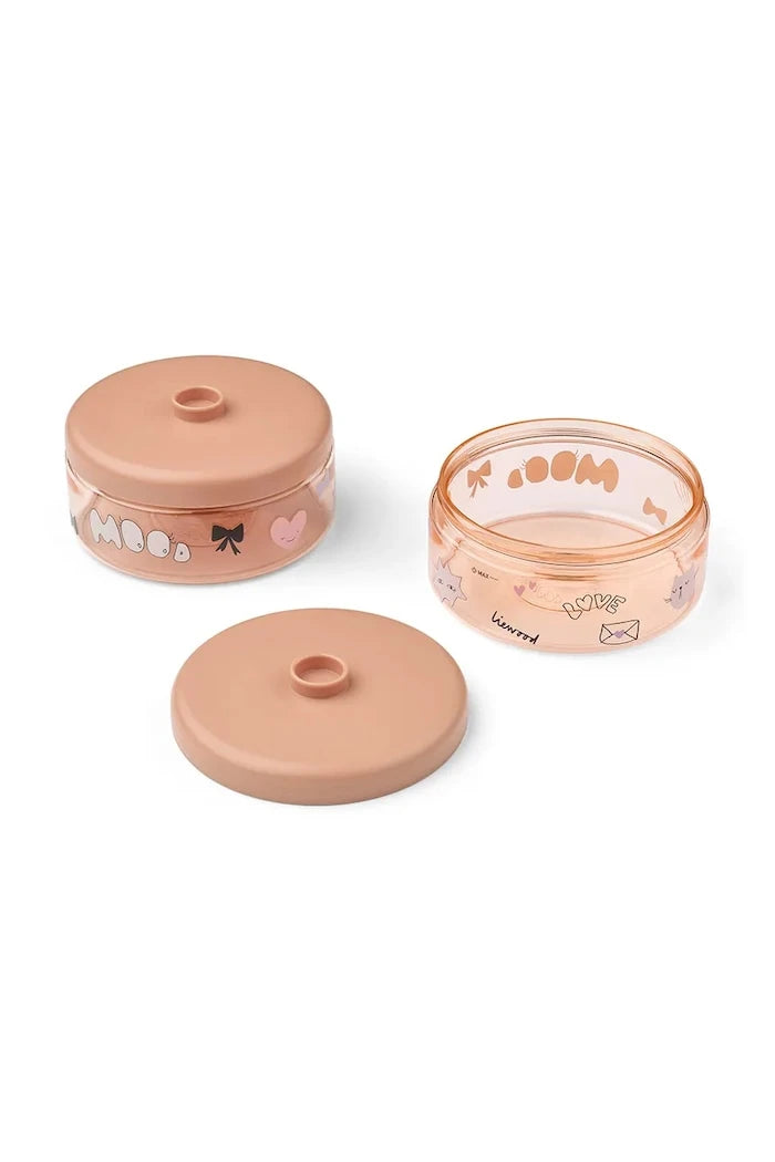 Liewood Dominique Food Tritan Kutuları Çocuklar İçin 500 ml 2'li Set