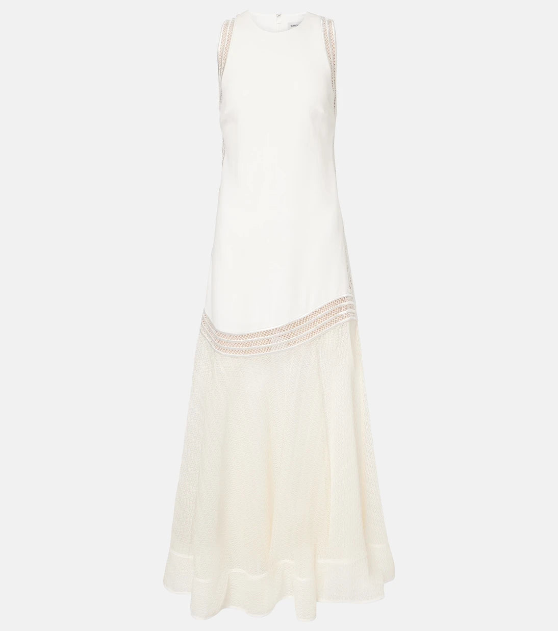 Simkhai - Zakaria mesh-trimmed maxi dress