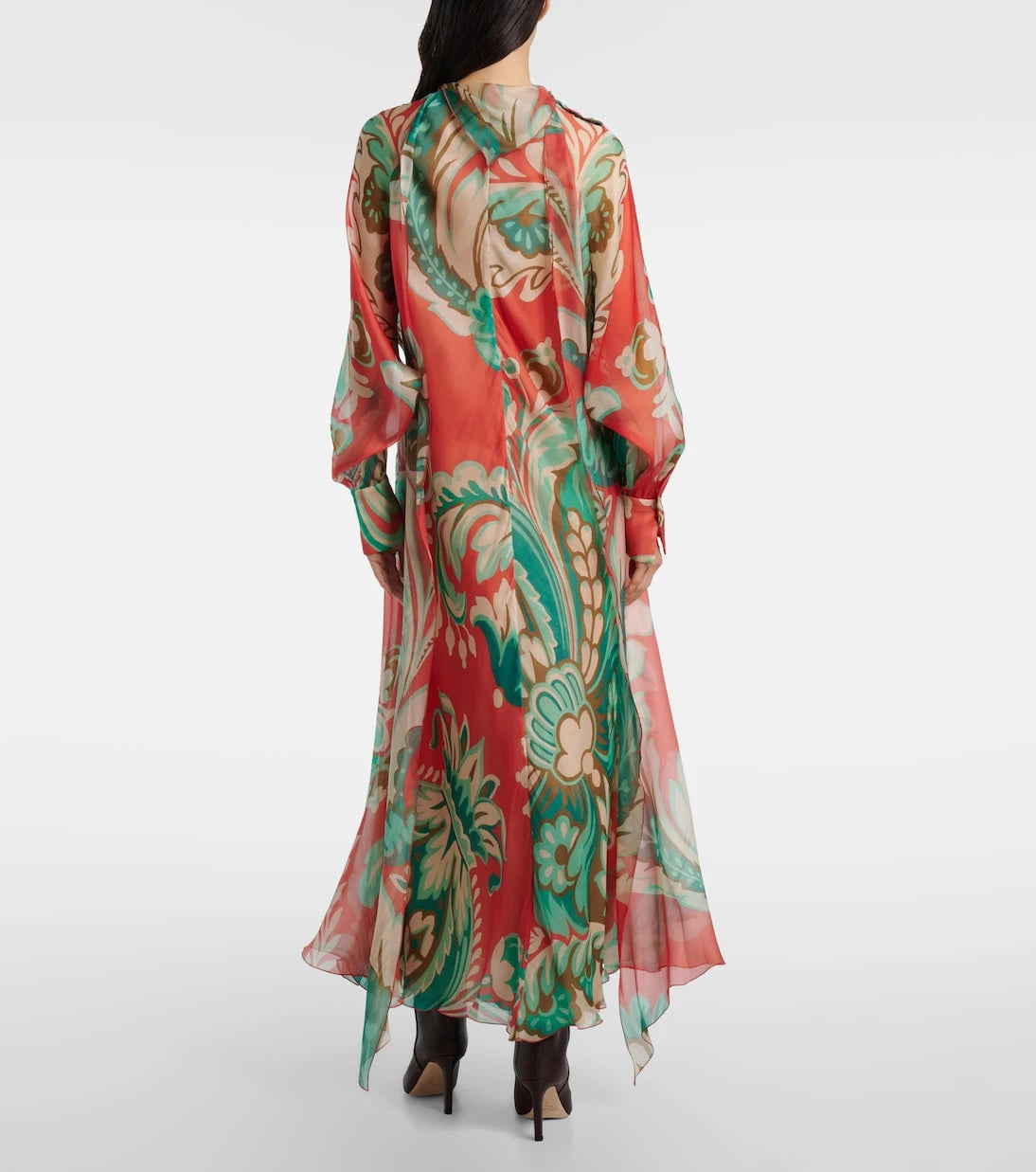Etro - Printed silk maxi dress