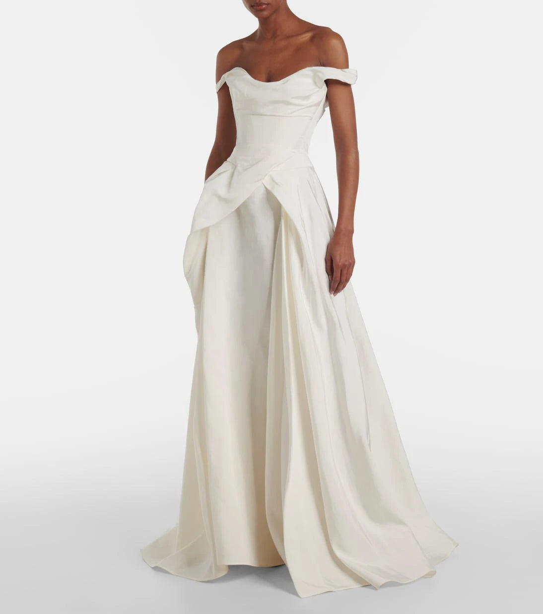 Vivienne Westwood - Bridal Tabitha off-shoulder faille gown