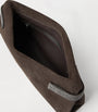 Brown Suede Essence Pouch