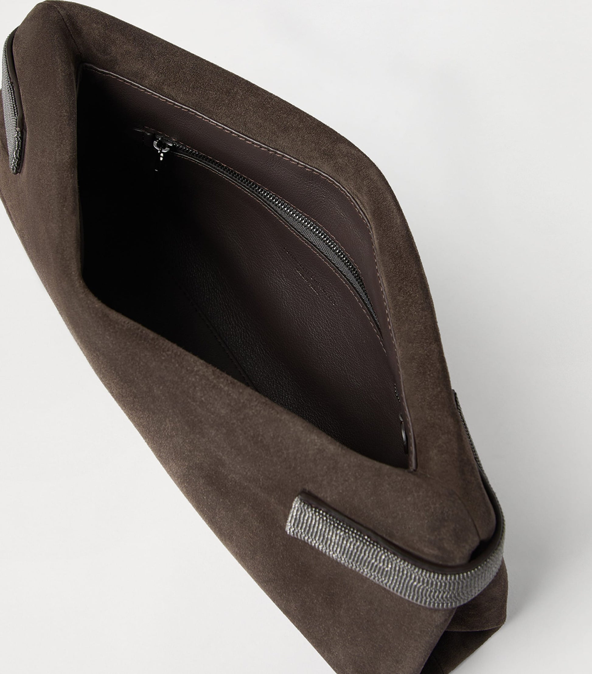 Brown Suede Essence Pouch