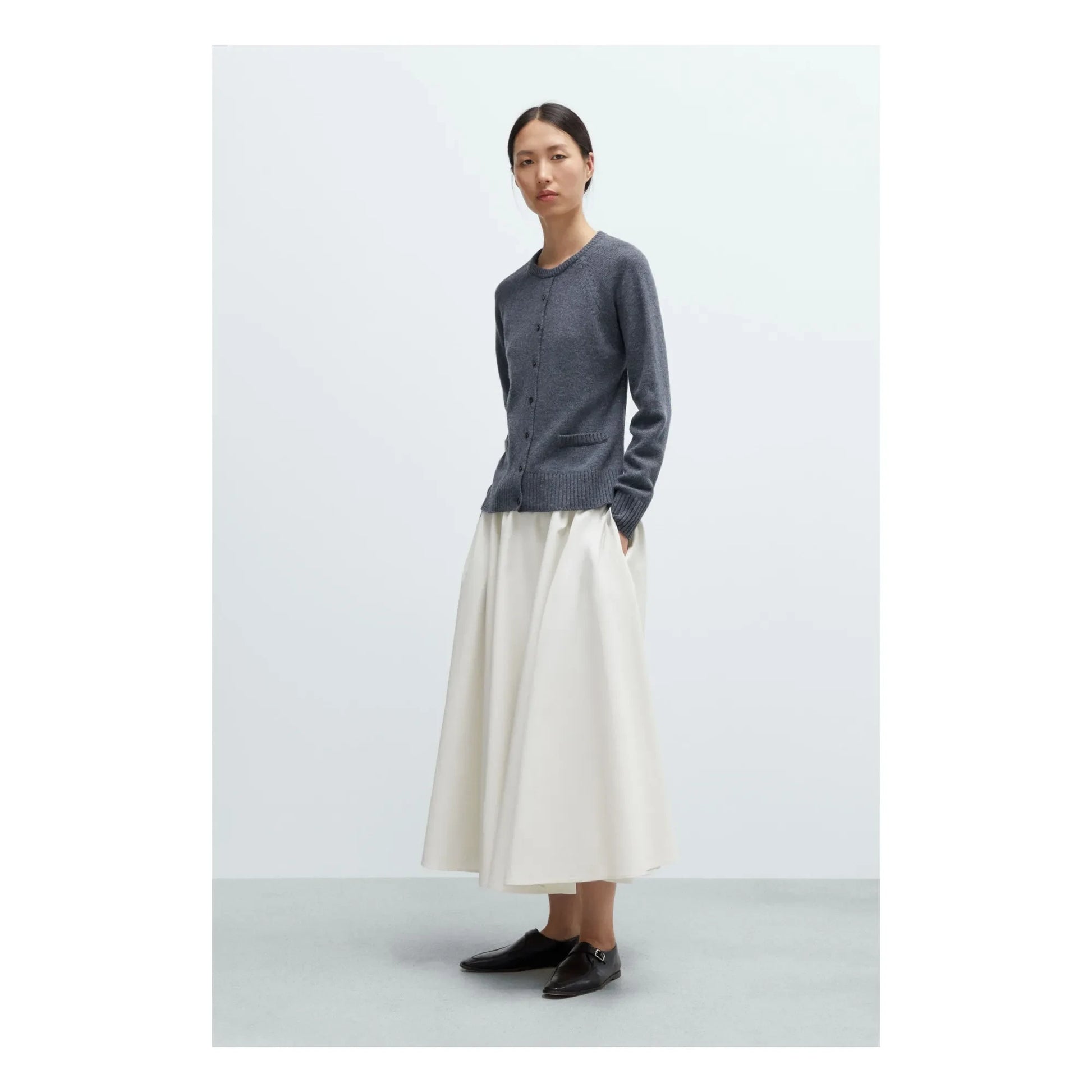 Cordera - Merino Wool Halter Sweater | Grey