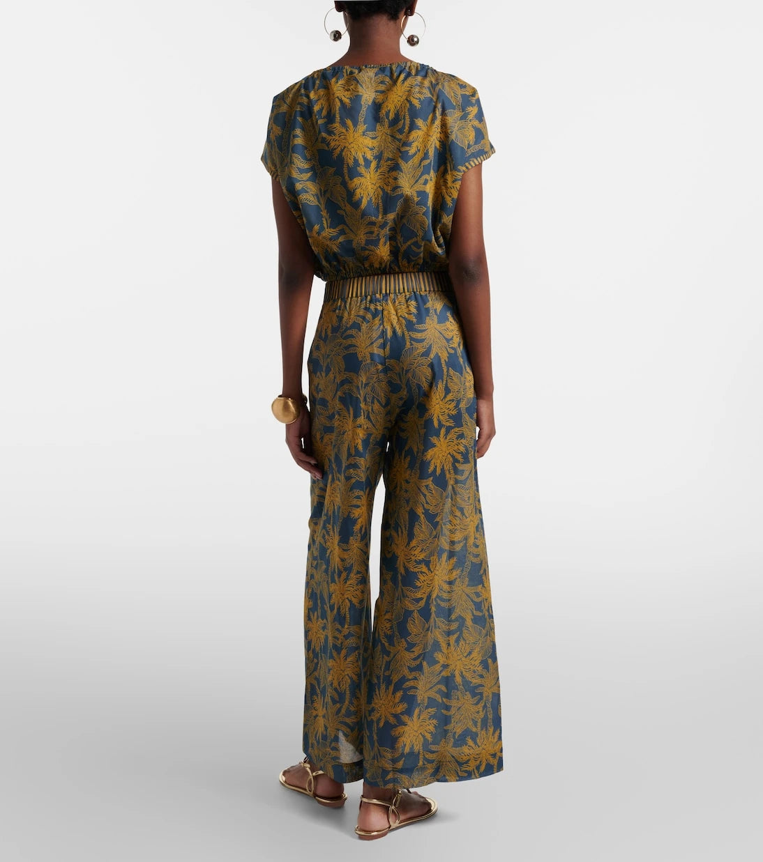 Eres - Itinérant cotton voile wide-leg pants