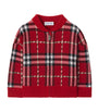Burberry Kids Wool Check Bomber Jacket (6-24 Months)