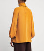 Yellow x Giuliva Heritage Silk Blouse