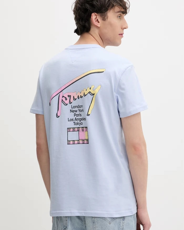 Tommy Jeans Erkek Pamuk Tişört
