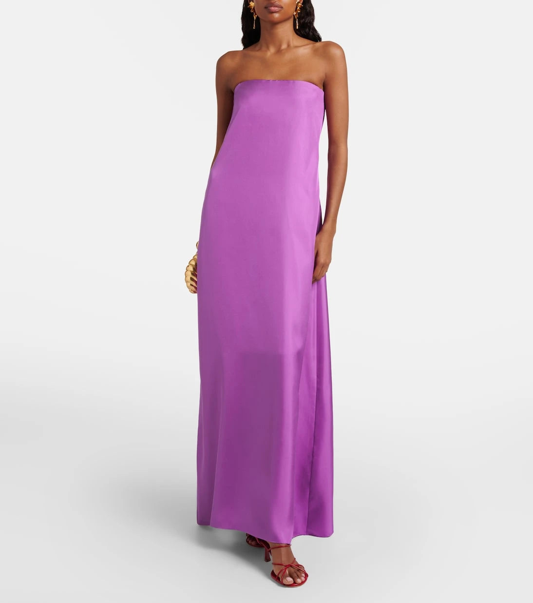 Christopher Esber - Strapless silk satin gown