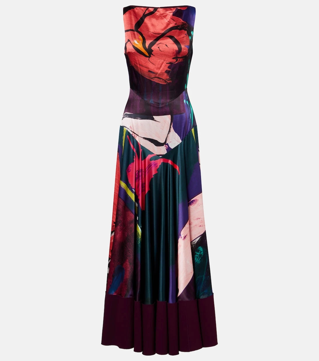 Roksanda - Munir printed silk satin gown