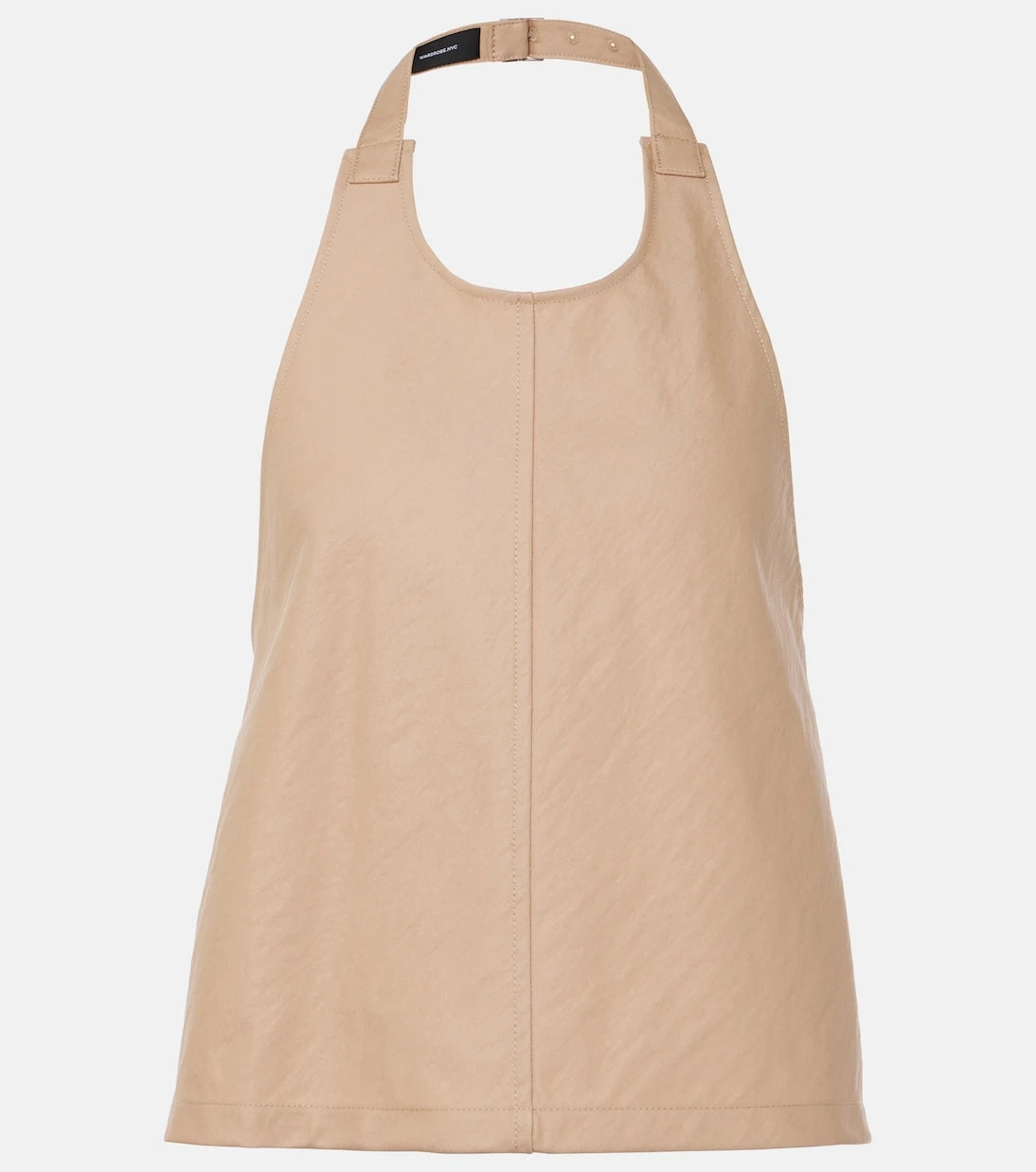 Wardrobe.NYC - Halterneck cotton-blend drill top