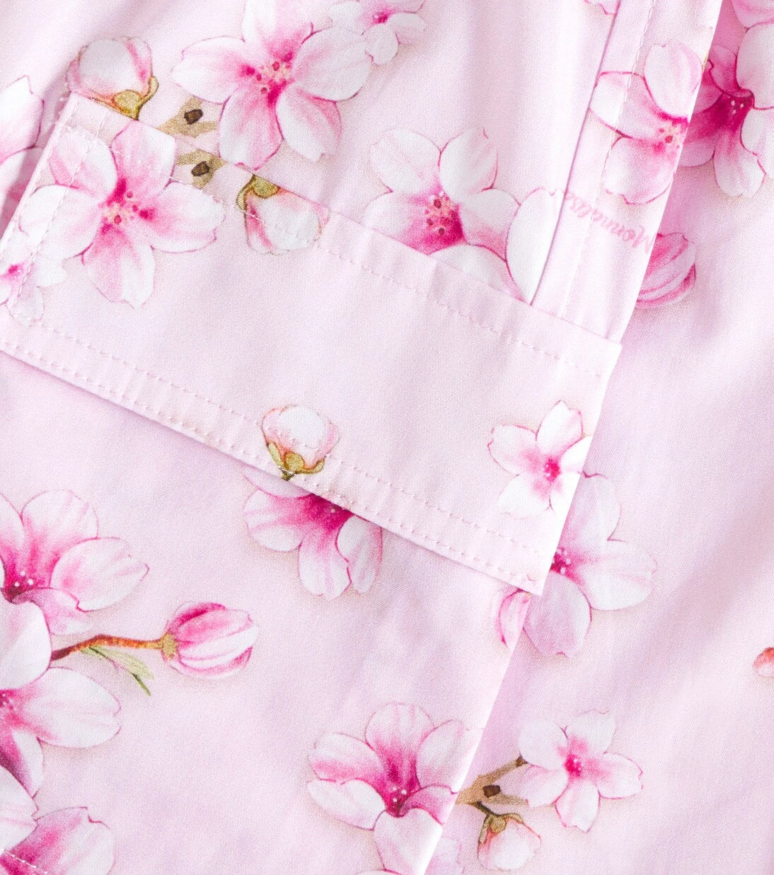 Monnalisa - Floral cotton poplin shorts
