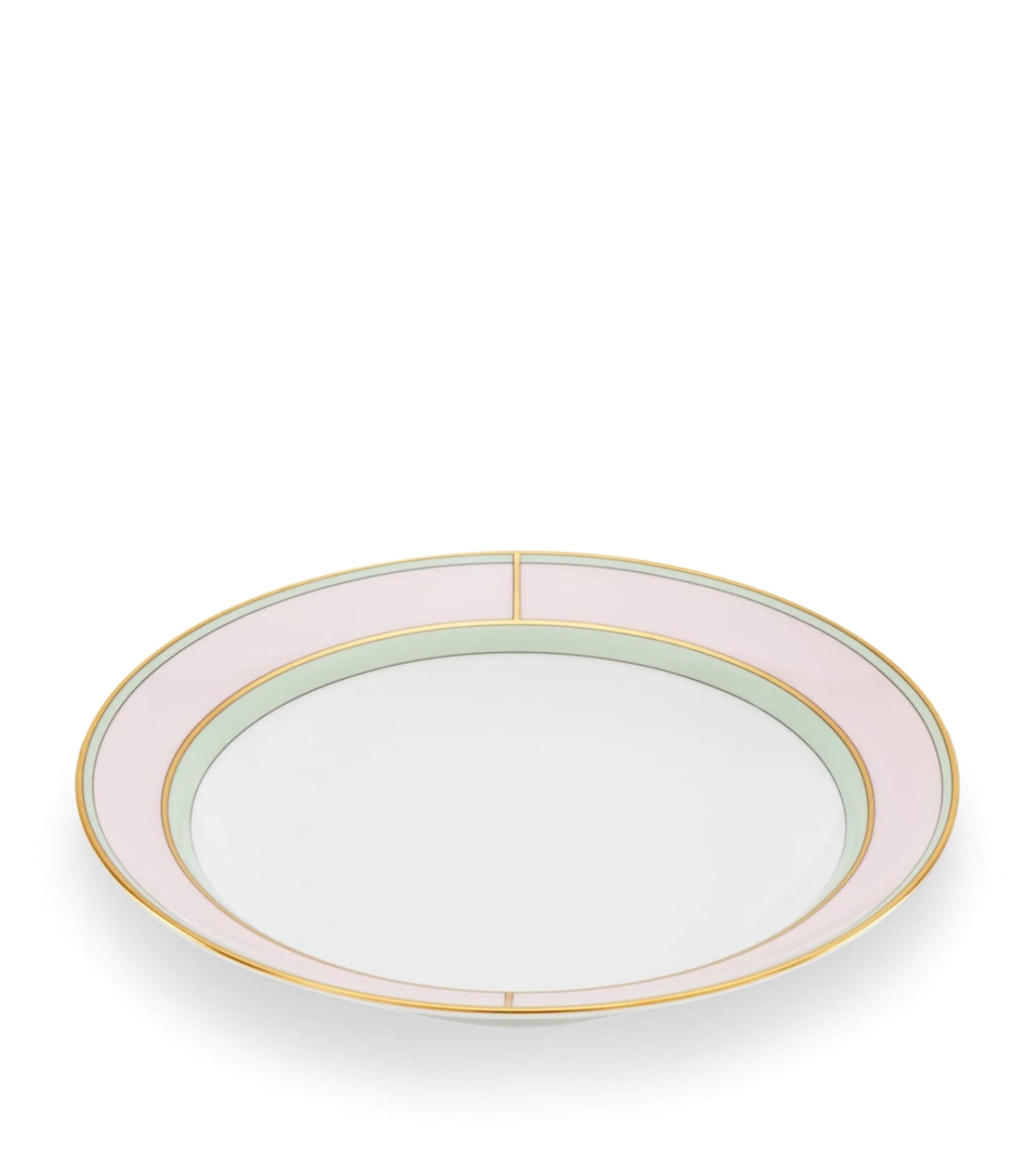 GINORI 1735 Porcelain Colonna Diva Rosa Soup Plate (24cm)