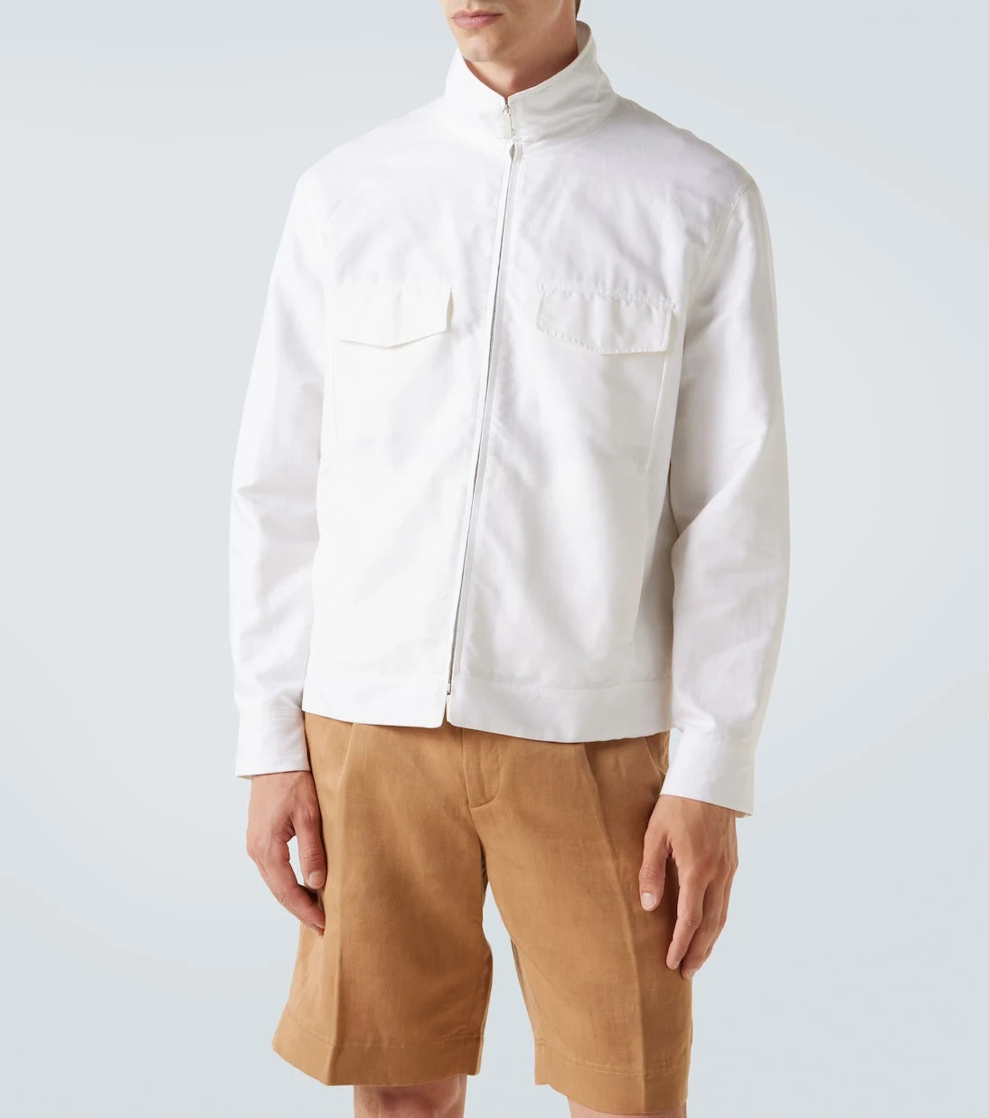 Zegna - Cotton, linen, and silk jacket