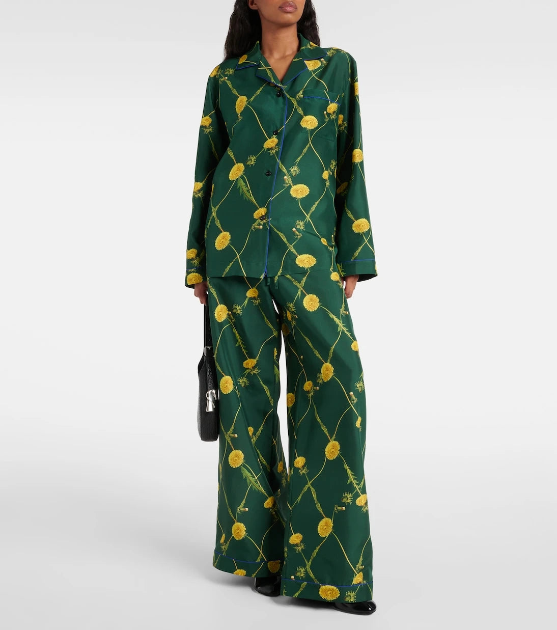 Burberry - Floral silk pajama pants