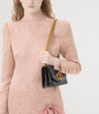 Valentino Pink Wool-Blend Floral Matelassé Mini Dress