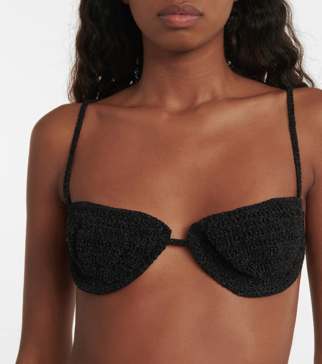 Magda Butrym - Crocheted cotton-blend bra