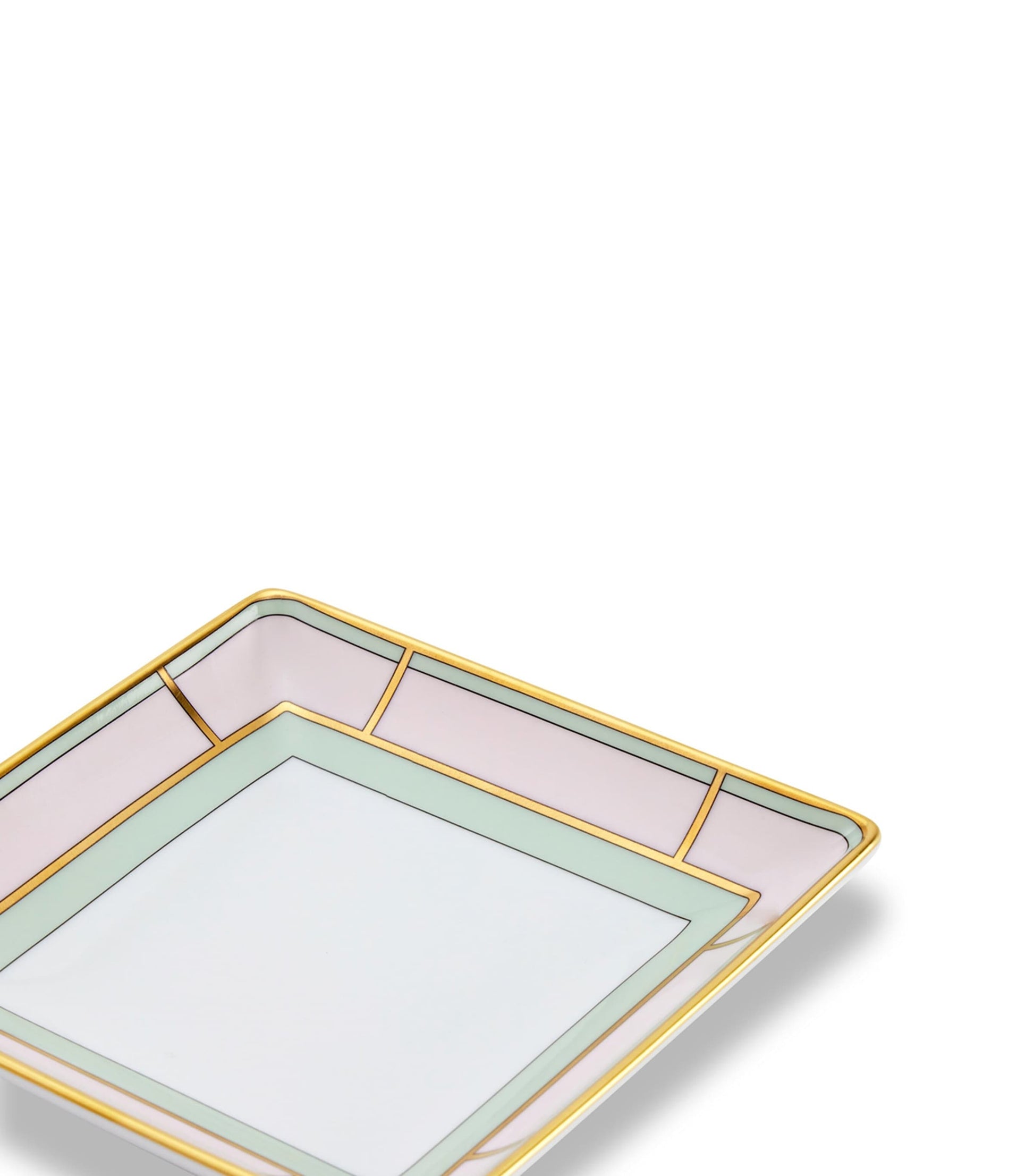GINORI 1735 Porcelain Colonna Diva Square Change Tray (13.5cm)