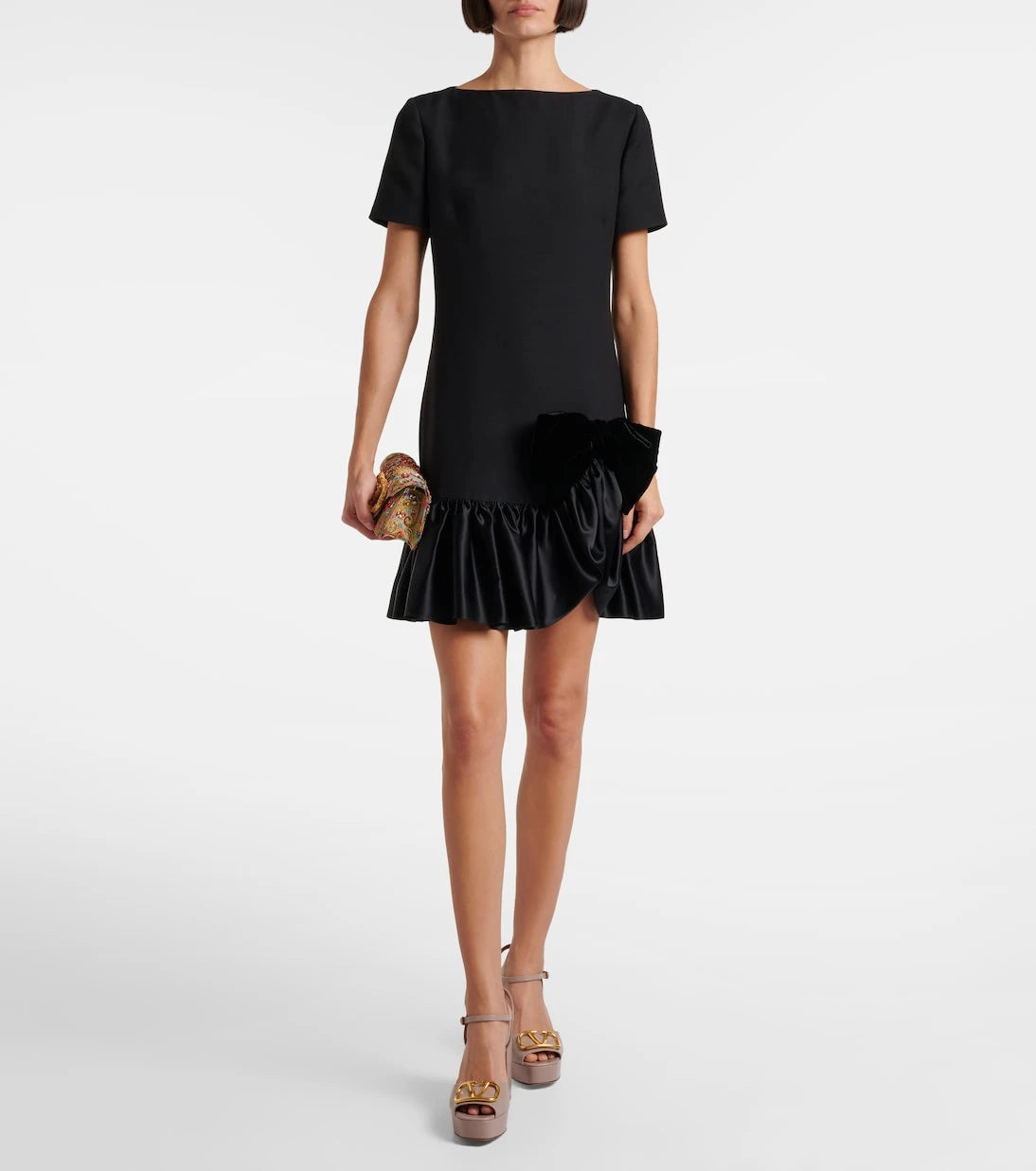 Valentino Garavani - VLogo leather platform sandals