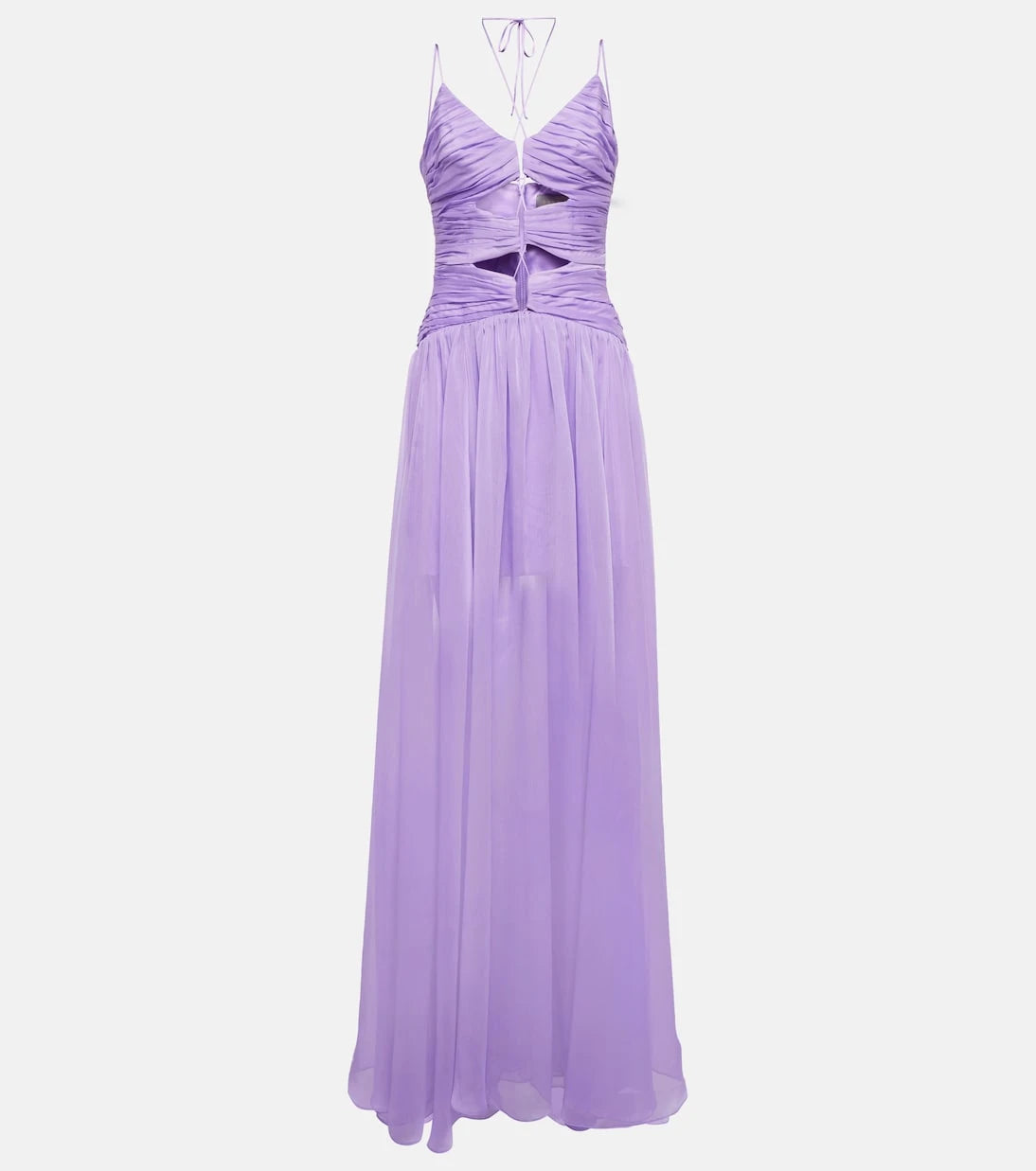 Rasario - Cutout chiffon gown
