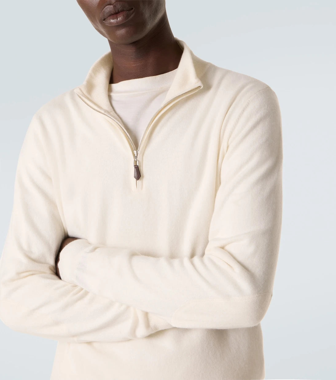 Arch4 - Mr Fenchurch cashmere half-zip sweater