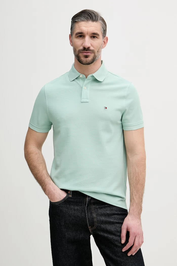 Tommy Hilfiger erkek pamuk elastan polo yaka tişört