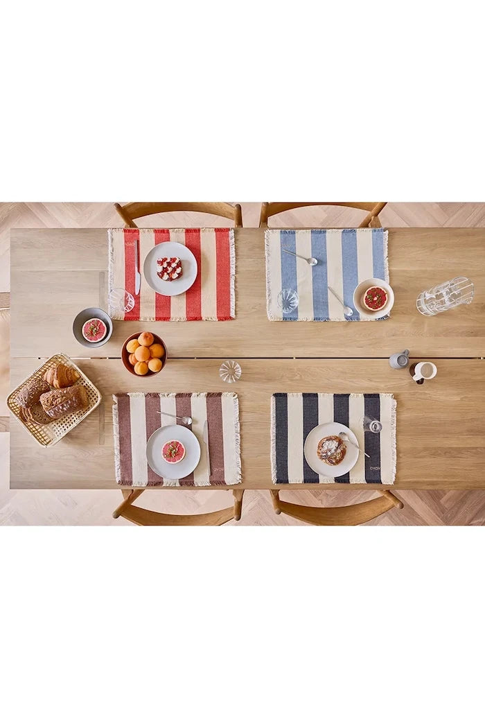 OYOY Toppu Pamuk Mama Matı 48 x 36 cm (2'li)