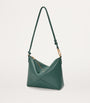 LOEWE Green Leather Puzzle Pouch Bag