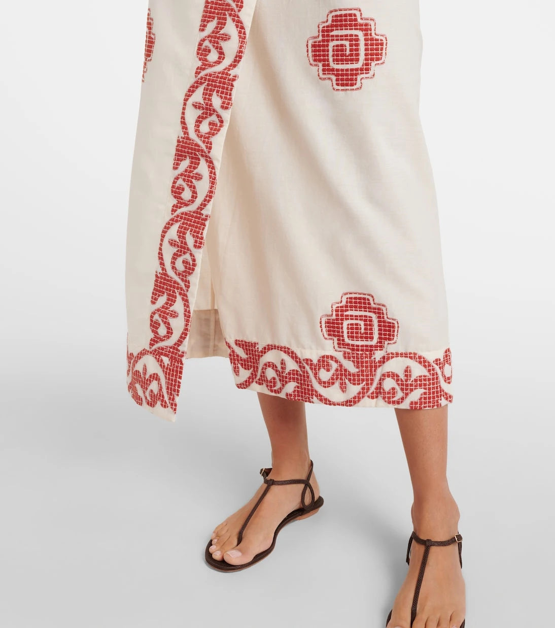 Johanna Ortiz - Printed cotton midi dress