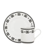 Dolce & Gabbana Casa DG Logo Coffee Cups and Saucers (Set of 2)