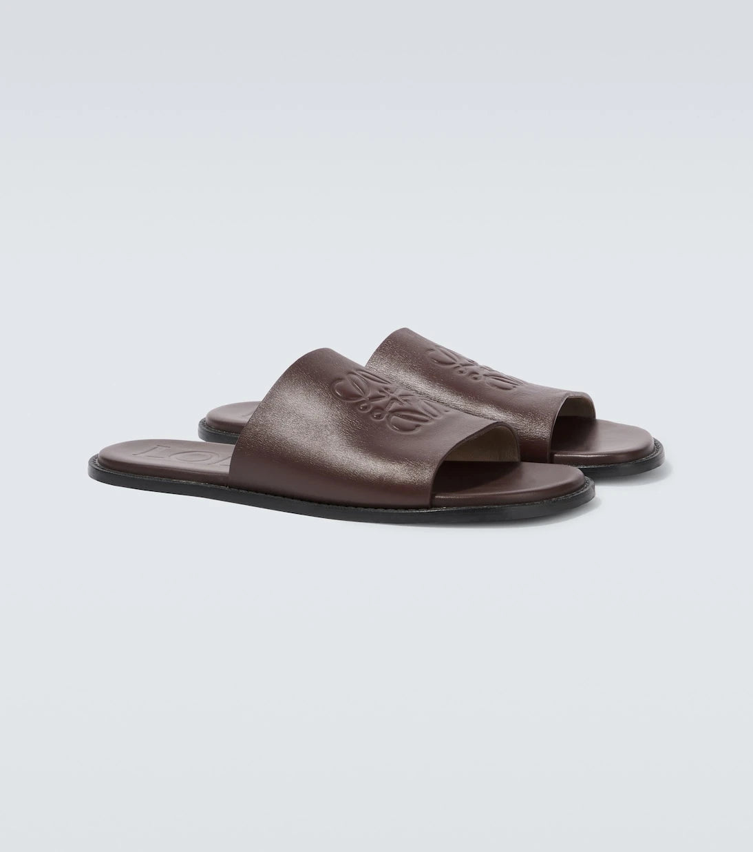 Loewe - Paula's Ibiza Flex Anagram leather slides