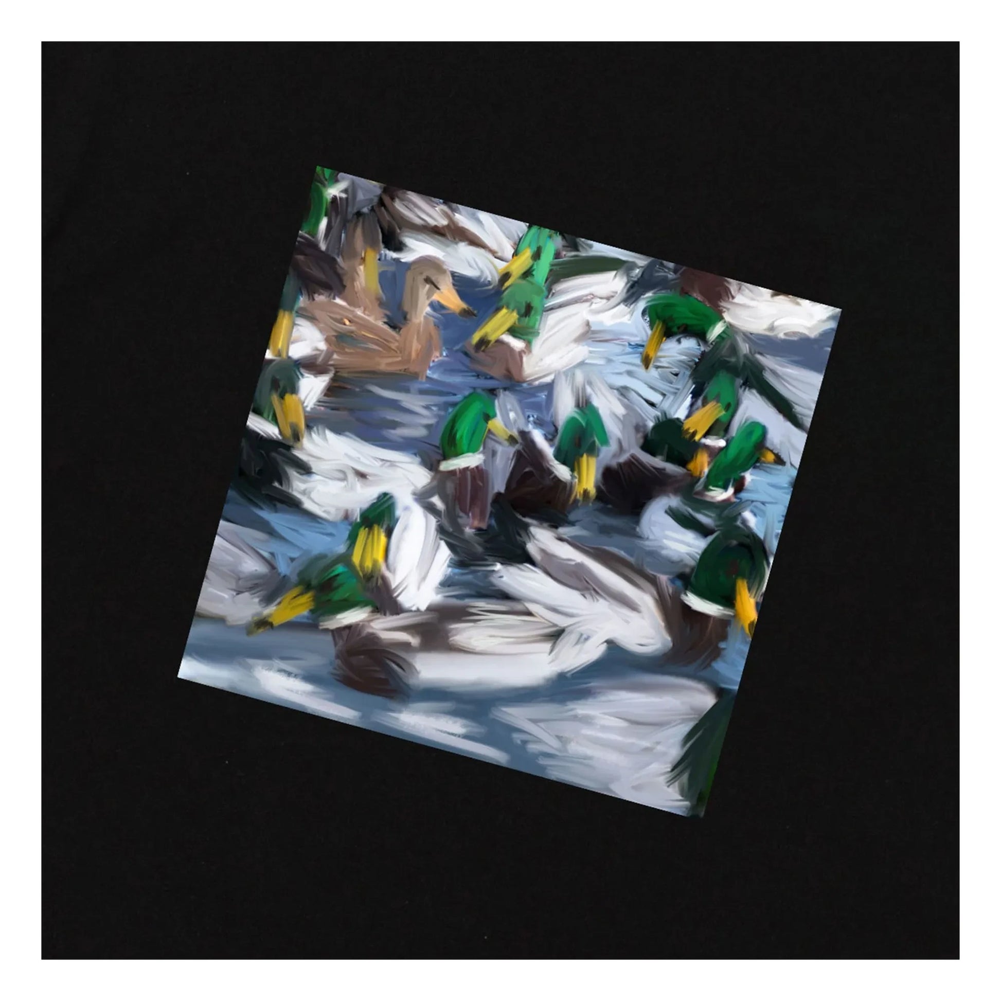 Edmmond Studios - Duck Lake cotton T-shirt  | Dark Blue