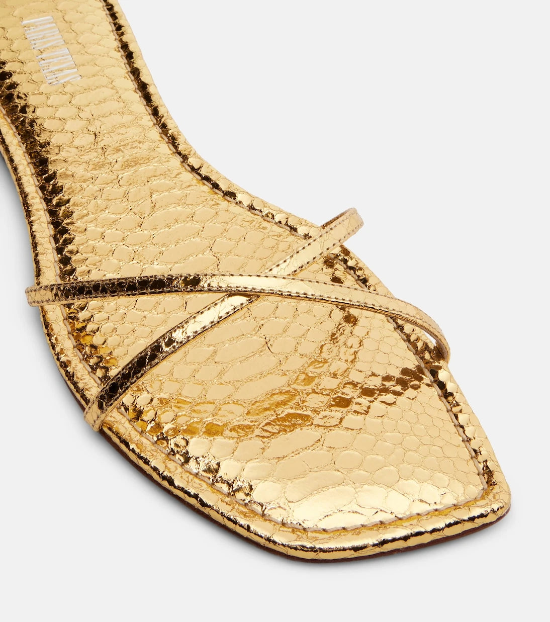 Paris Texas - Biarritz metallic leather sandals