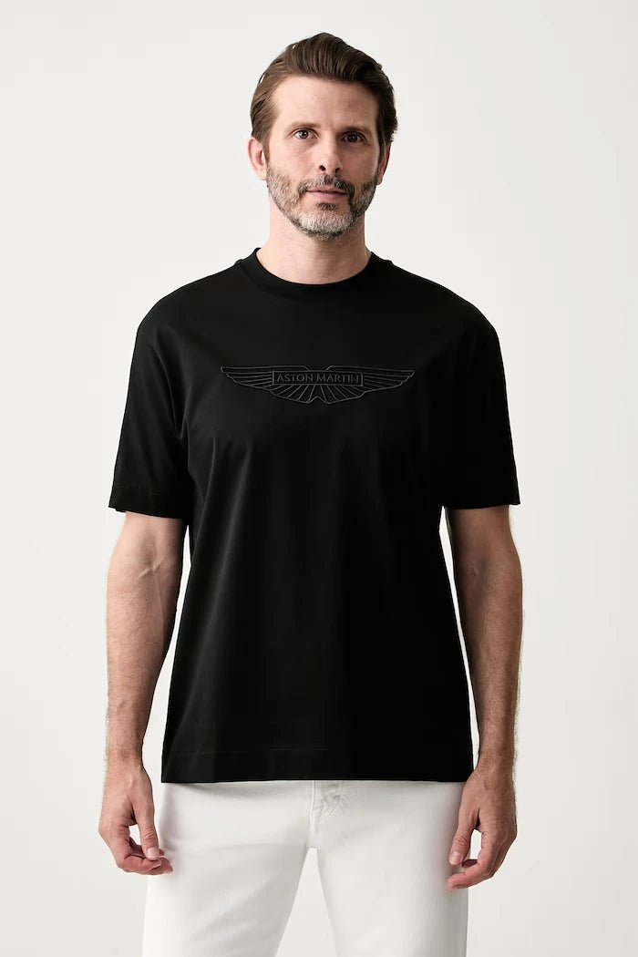 BOSS x Aston Martin erkek pamuklu tişört